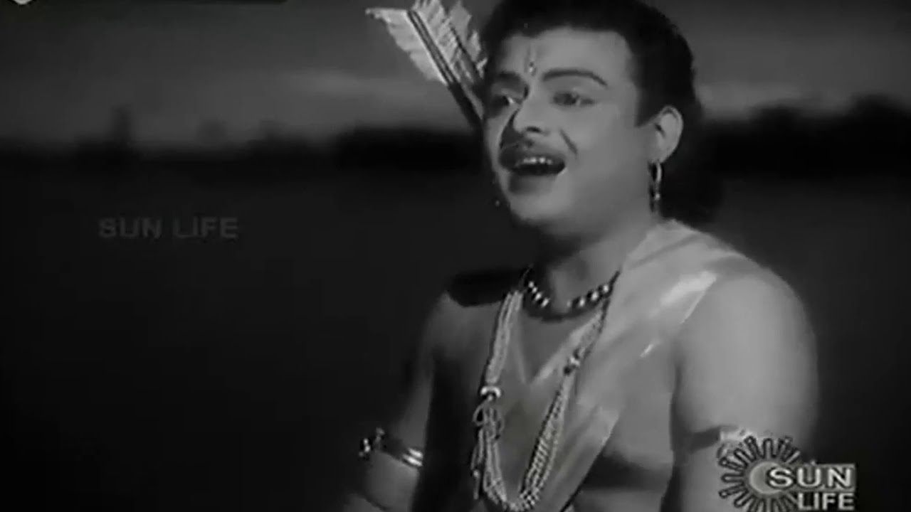 AHA INBA NILAVINILE  SINGERS GHANTASALA  P LEELA  FILM MAYA BAZAR 1957