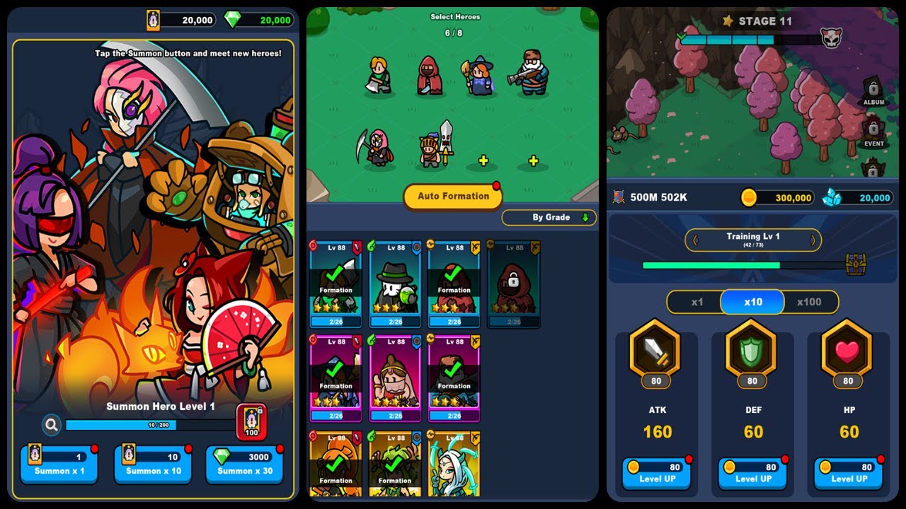 Rumble Rumble : Idle RPG (Gameplay Android) - YouTube