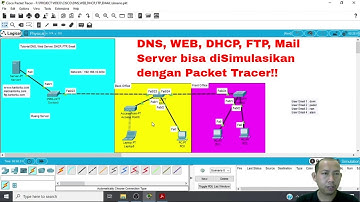 DNS, WEB Server, DHCP, FTP, Mail Server pada Packet Tracer 7
