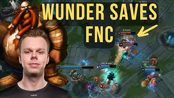 This Gragas ult from Wunder saves the game for FNC