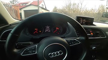 How to Reset Current Distance Info on Speedometer in Audi Q3 I ( 2011 – 2018 )