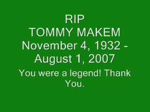 TOMMY MAKEM - RIP - YouTube