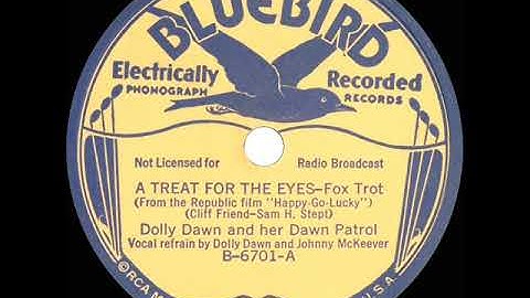 1936 Dolly Dawn (George Hall Orch.) - A Treat For The Eyes (Dolly Dawn & Johnny McKeever, vocal)