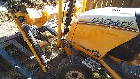 Homemade Cub 3000 Loader