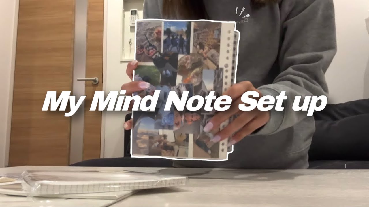 [ mind note set up ] 海外で人気なマインドノートを1000円以下で作る方法を紹介 / オリジナル表紙も作ろう📓