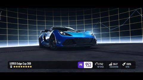 NFS No Limits | LOTUS Exige Cup 380 | Car Tuning Unlocked