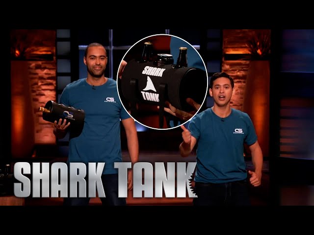 It Only Holds Three Cans? The Sharks Question Chill Systems | Shark Tank US | Shark Tank Global class=