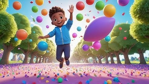 Four Bouncy Balls Go Big and Small | Size Comparison Song for Kids | Learn Big and Small