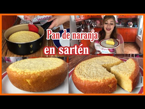 Pan de naranja 🍊SIN HORNO en sartén  Y MUY ESPONJOSO (simplemente delicioso)