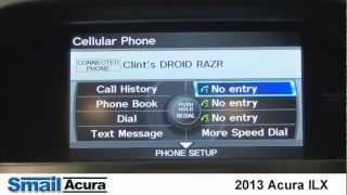 How to Sync Your Phone to the 2013 Acura ILX