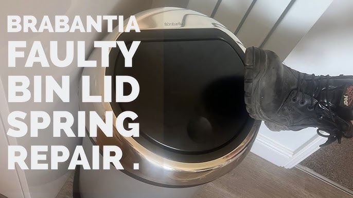 How to replace and clean the catch of a Brabantia Touch Bin, Brabantia