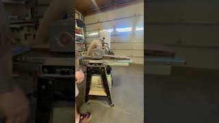 Running some charcuterie boards through the drum sander #okotoks #okotoksalberta #charcuterieboard
