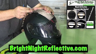 Black reflective tape