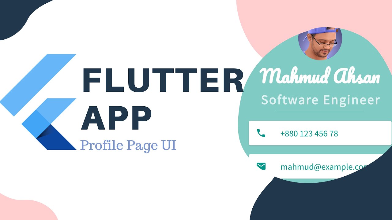 Flutter App Development - How to Create a Profile Page UI ...