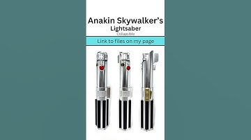 Anakin Skywalker’s 3D Printed Lightsaber (Collapsible) #starwars #lightsaber #skywalker #3dprinted