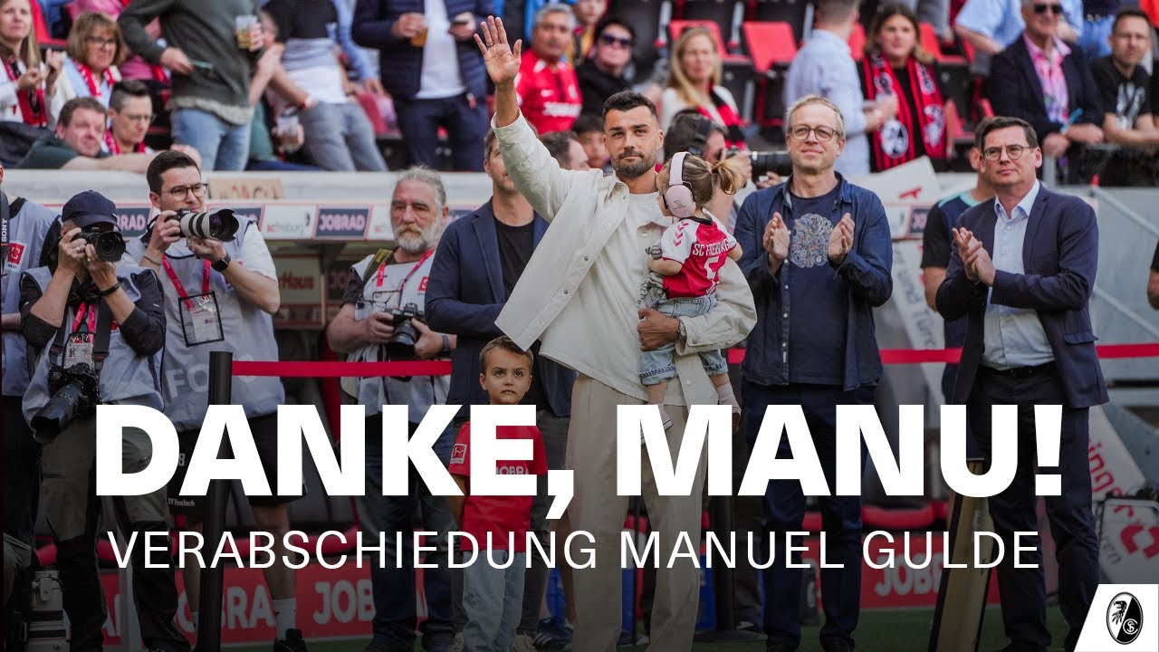16 Jahre Profifußball, 9 Jahre SC Freiburg | Verabschiedung von Manuel Gulde im Video