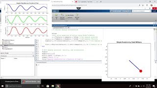 MATLAB Animation & Kinematic Analysis of a Pendulum