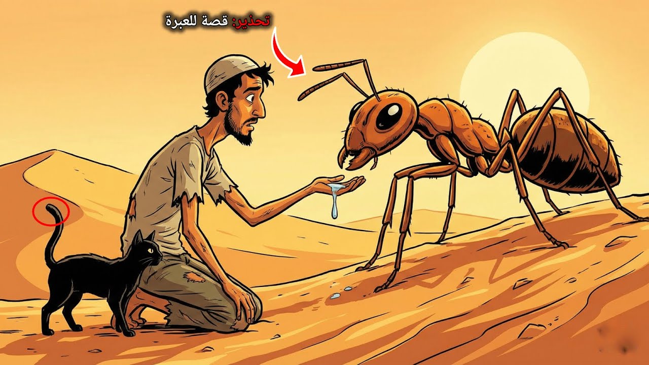 قصة الطفل اليتيم الذي سقى نملة بآخر قطرة ماء... فكافأته بكنز جعل السلطان يركع أمامه!