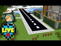 Let's Play Hardcore Minecraft LIVE S2 | Road Building Part 2