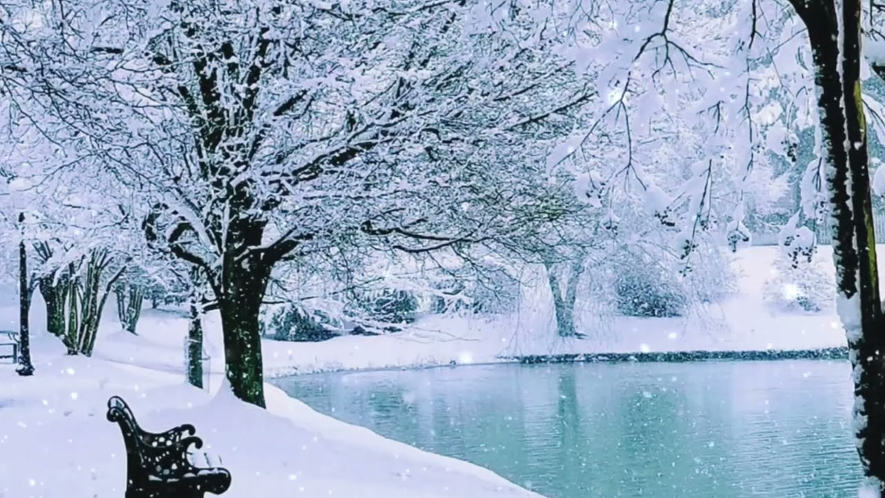 Winter Stillness by the Lake ❄️ Calm Music for Deep Relaxation & Sleep