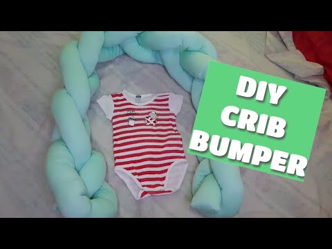 baby crib braided bumper