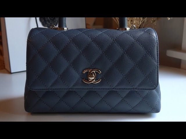 Chanel Double Flap Quilted Lambskin Gold-tone Jumbo Bright Blue in Lambskin  with Light Gold-tone - GB
