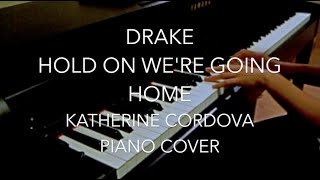 Drake - Hold On We're Going Home (HQ piano cover) chords