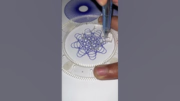 Hypnotic Spirograph Timelapse | Satisfying Mandala Art in 20 Seconds #Shorts #Spirograph #Timelapse