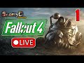 Live fallout 4 part 1  vault 111 where dreams are made full game blind