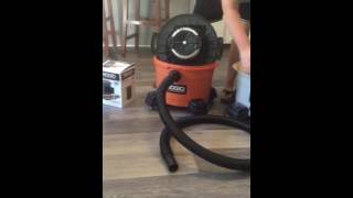 Rigid wet/dry vacuum 6 gallon filter change