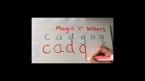 Magic C Letters