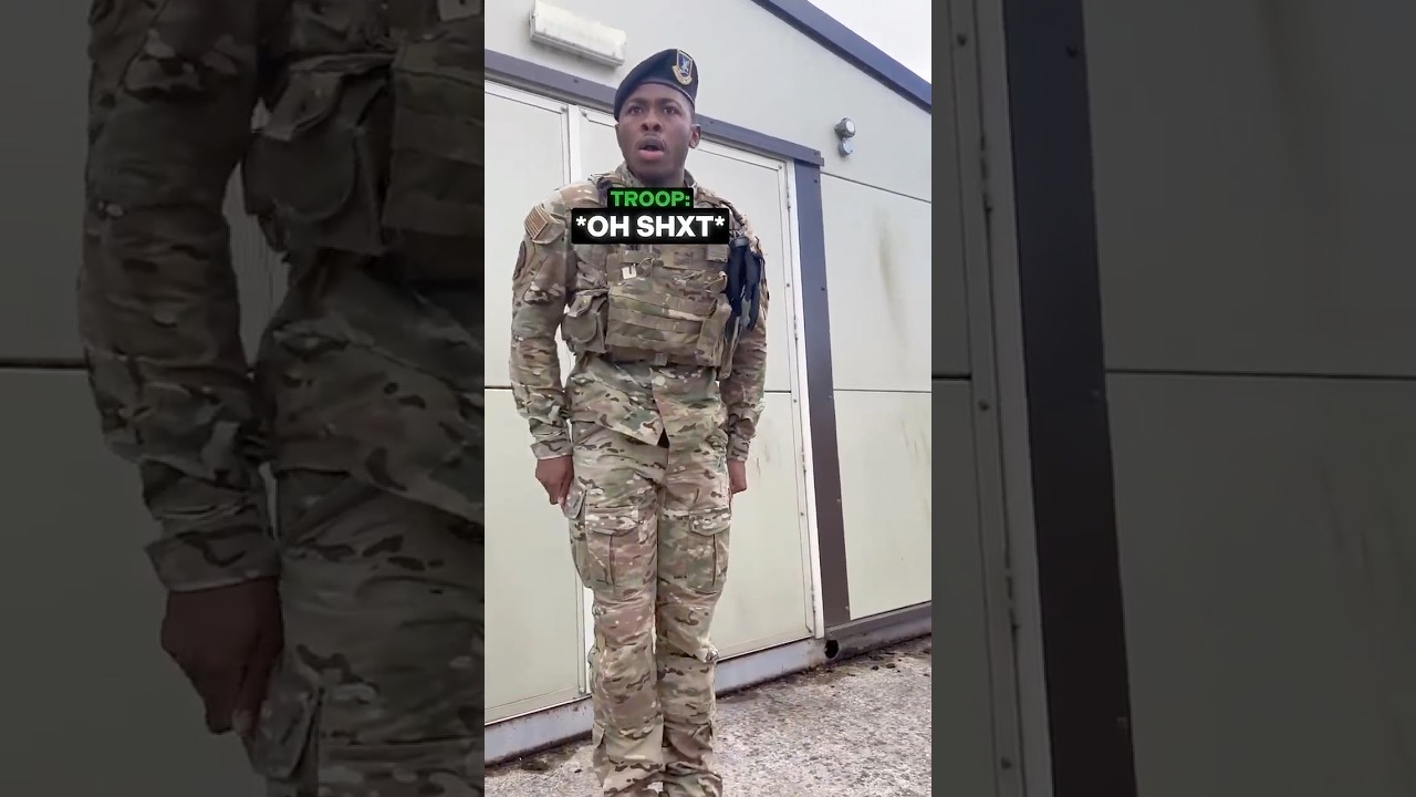 Troop Doesn't Realise Who He's Talking To