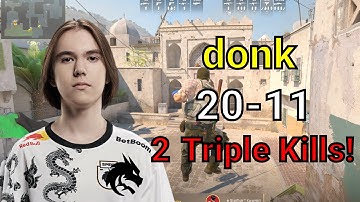CS2 donk 20-11 (dust2) faceit voice comms POV | 2024/12/31 | #cs2 #demo