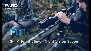 PARD FD1 | Front Night Vision Clip-on Scope With Laser Range Finder |Beyond The DayTime Scope