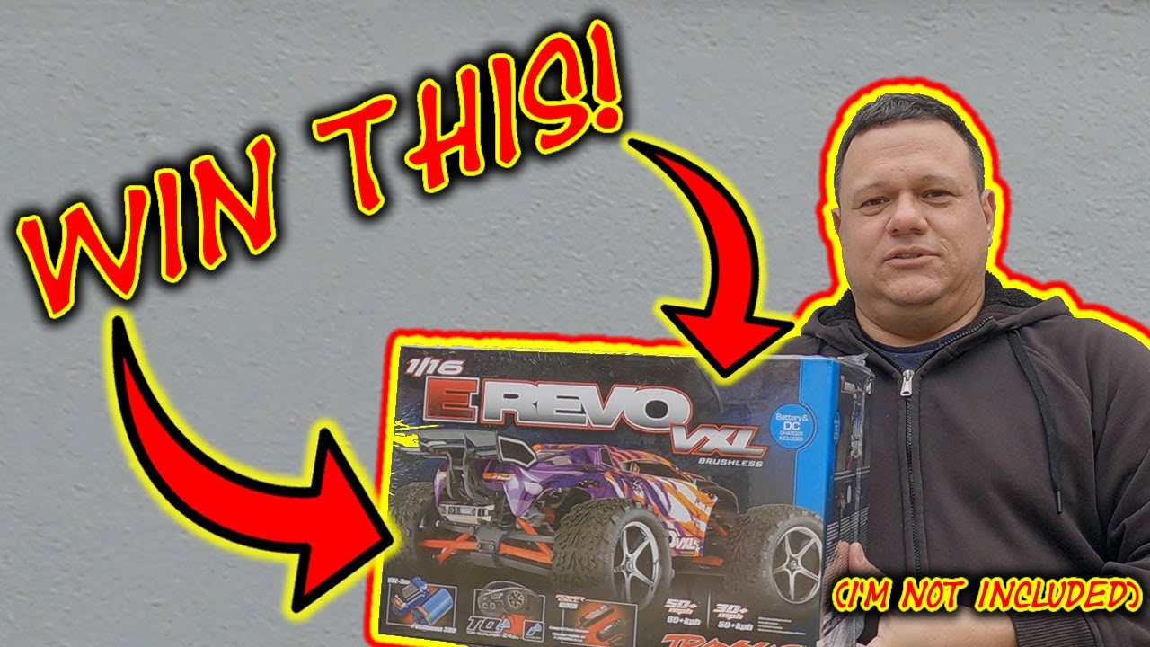 Traxxas 1/16 E-Revo VXL Raffle!! Enter now to win! - YouTube