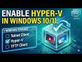 How to Enable Hyper-V in Windows 11 (2026 Guide) | Step-by-Step Tutorial Part-I (enable features)