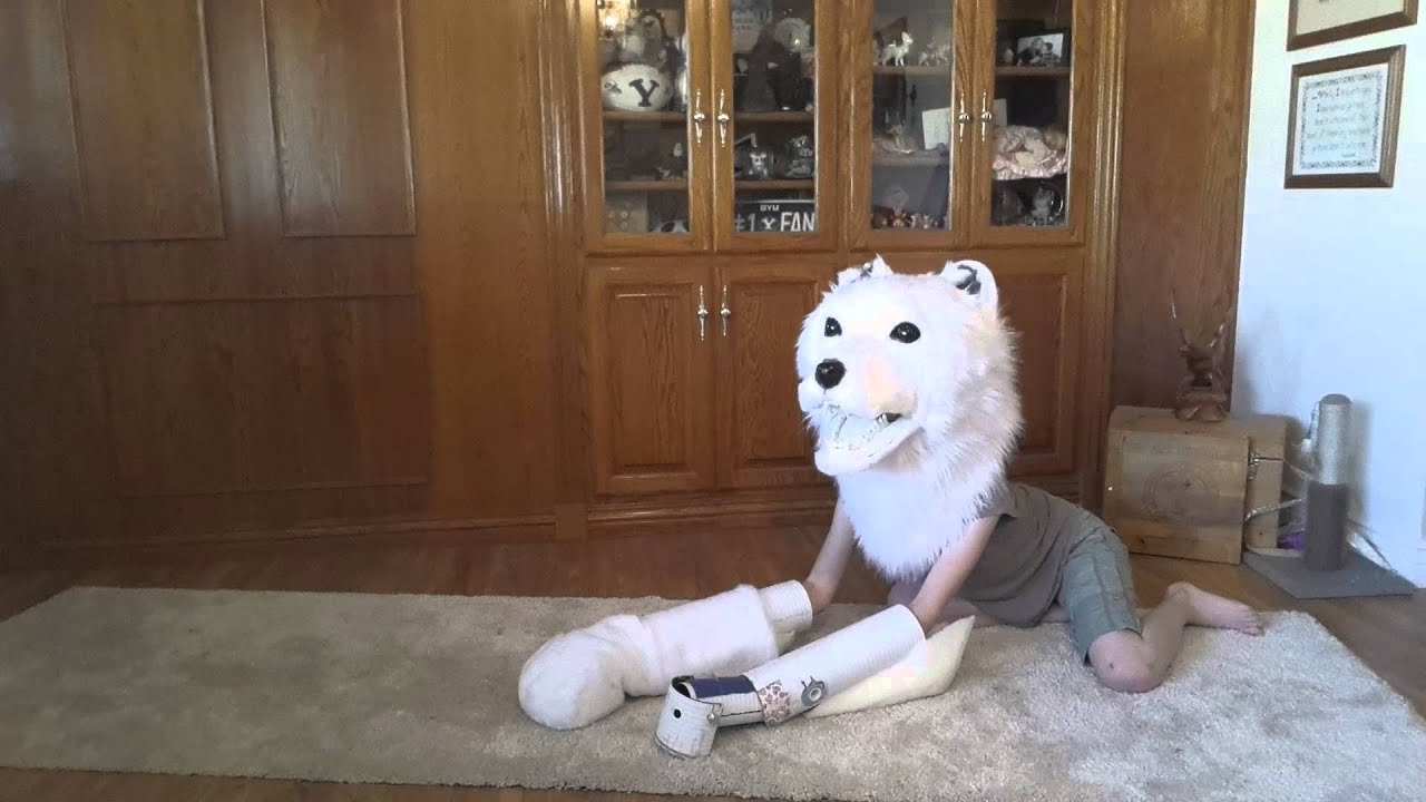 Okami Ammy Quadsuit unfinished altered stilts YouTube