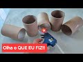 DIY Como Fazer Artesanato Para Ganhar Dinheiro com  Rolo de Papel