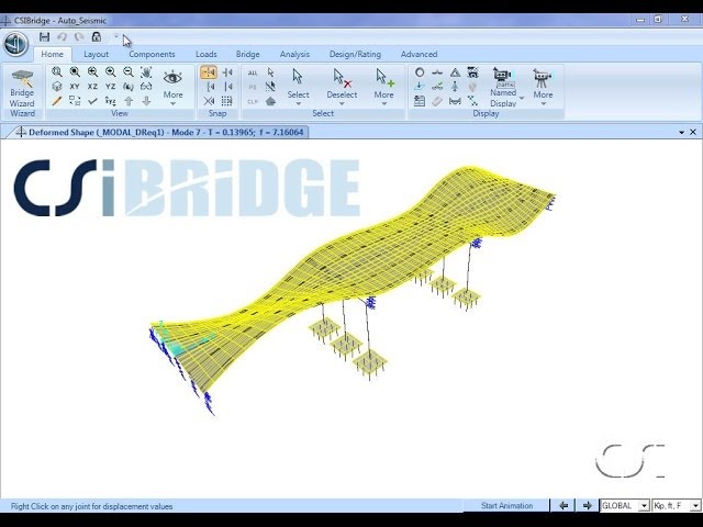 CSiBridge - 06 Automated Seismic Design: Watch & Learn