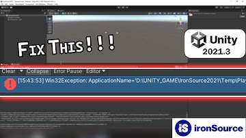 Win32Exception, IronSource Dependencies Resolution Failed , Fixed Unity 2021.3