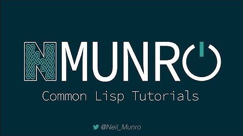 Common Lisp Tutorial 10a: OOP structs