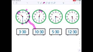 Time - Matching Analog Clocks to Digital Clocks
