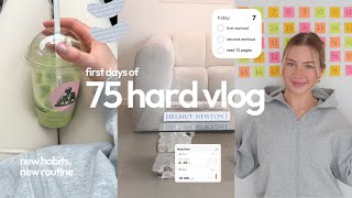 75 HARD VLOG | building discipline (new habits & routine) screenshot 4
