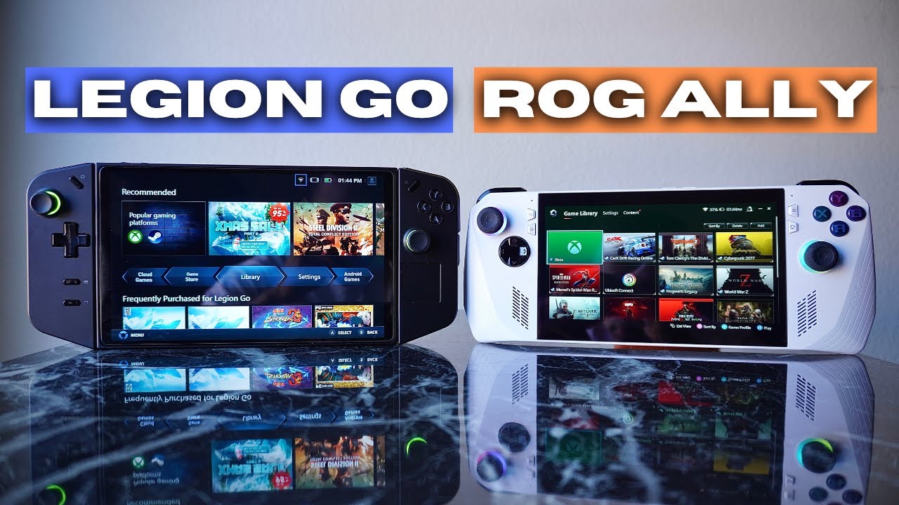 Asus ROG Ally Z1 Extreme Vs. Lenovo Legion Go: Handheld Showdown