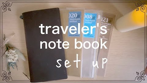 トラベラーズノート　レギュラーサイズ開封&セットアップ/ＴＲＡＶＥＬＥＲ