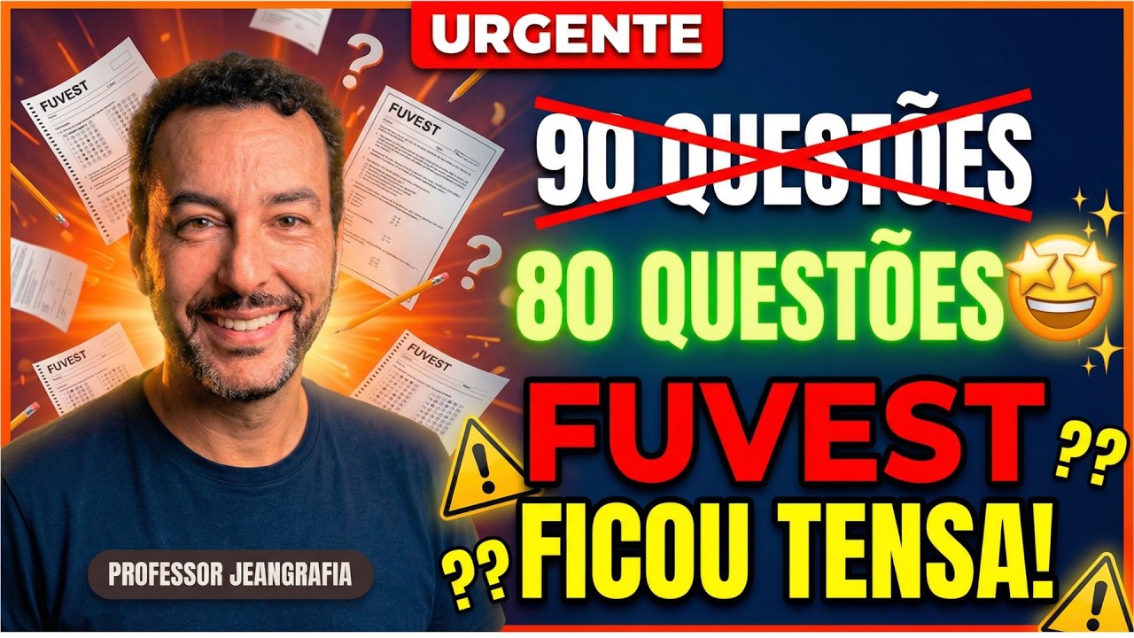 Como Passar na Fuvest 2027 acertando 70% da prova!