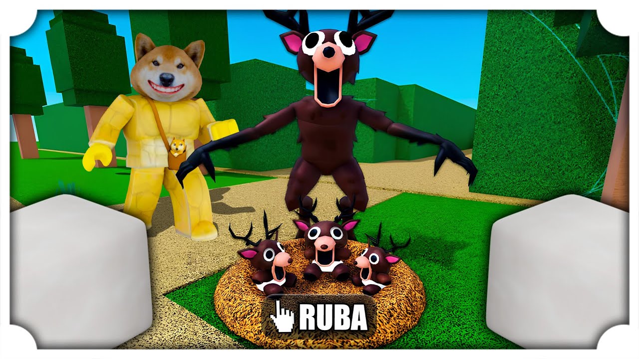 RUBO AL CERVO DI 99 NOTTI SU ROBLOX CON POGGO!