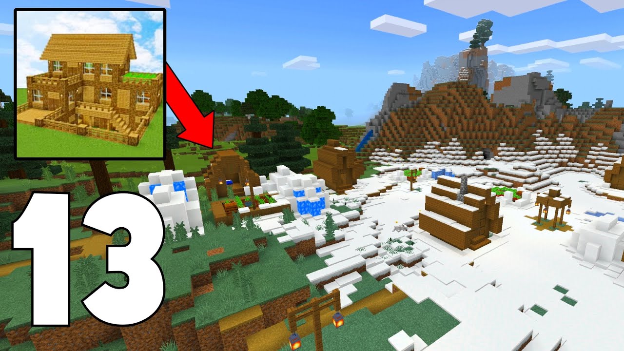 Block Crazy Robo World - Survival Gameplay Part 13 - FINDING 2 VILLAGES ...