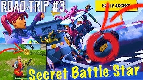 SECRET Message in Loading Screen! (Road Trip Challenge #3) - Hidden Battle Star | Fortnite