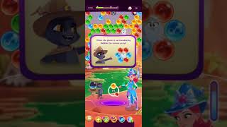 Bubble Witch Saga 3 | Super Hard Level 156 | Lead the Ghost Upwards! || Game